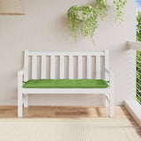 VidaXL coussin de banc de jardin 120x50x7 cm tissu vert mélangé