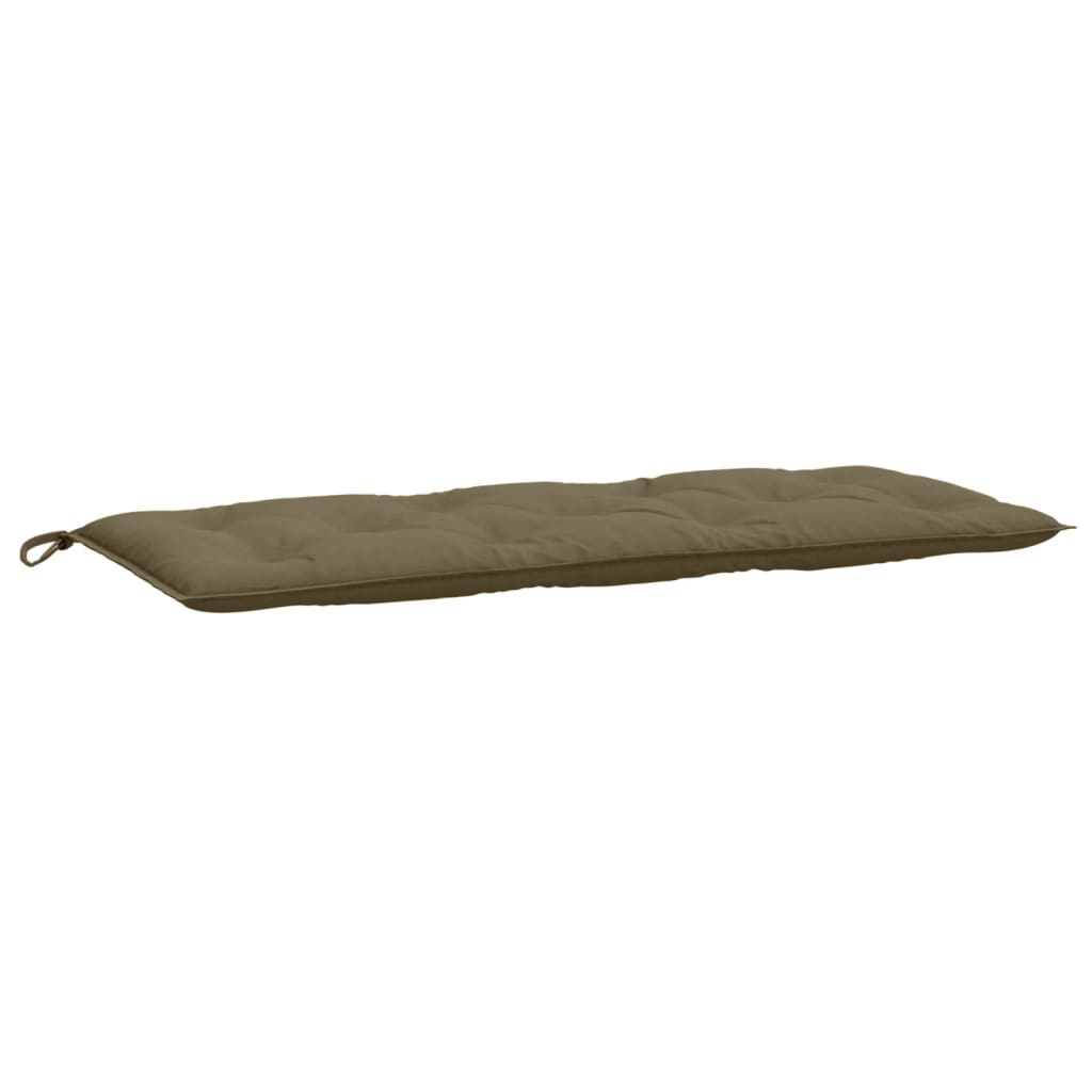 Vidaxl Garden Bench Cushion 120x50x7 cm Stoff Mixed Taupe