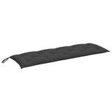 VidaXL coussin de banc de jardin 150x50x7 cm tissu, mélange anthracite