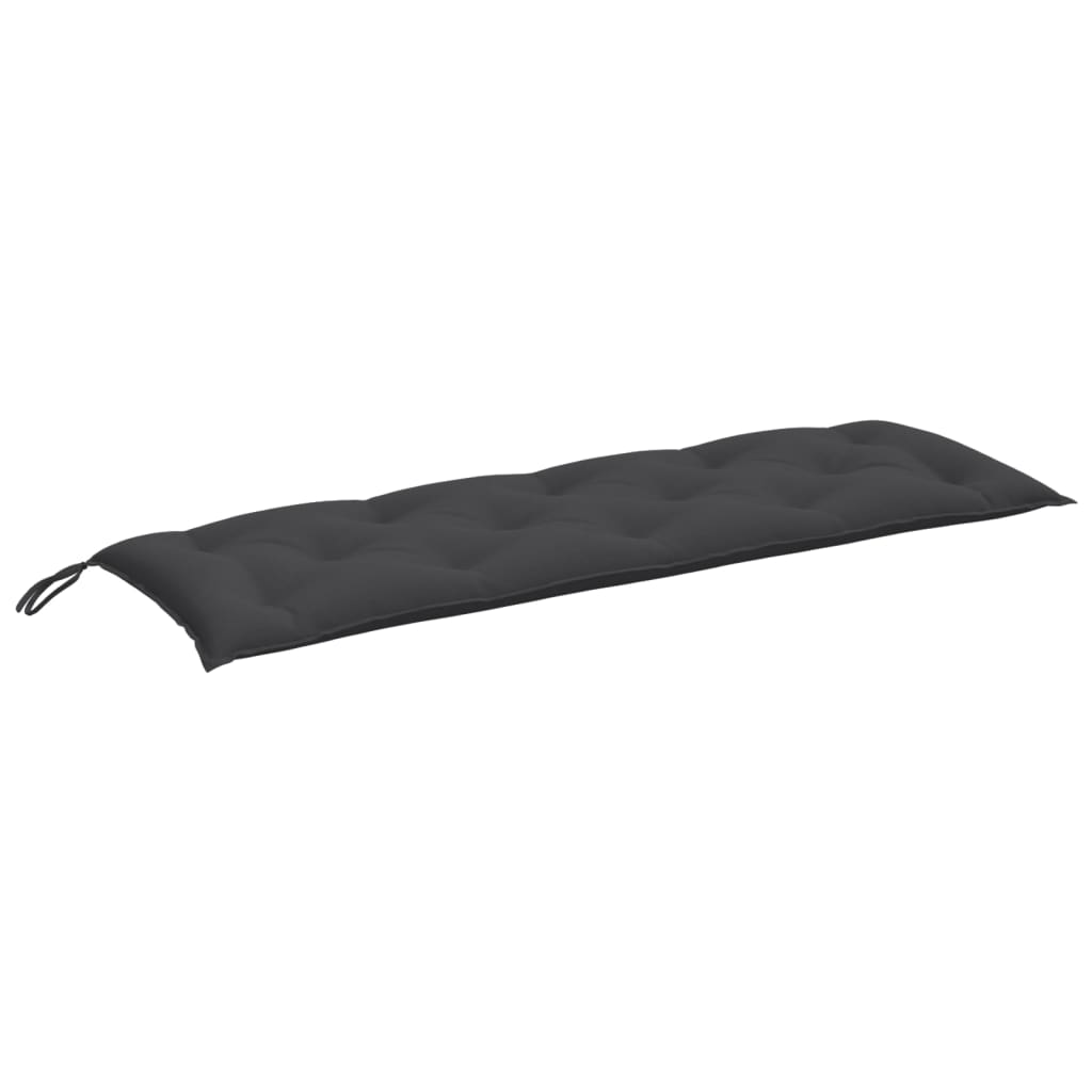 Vidaxl Garden Bench Cushion 150x50x7 cm stoff Mixed Anthracite -farget