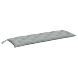 Vidaxl Garden Bench Cushion 150x50x7 cm Stoff Mixed Light Grey