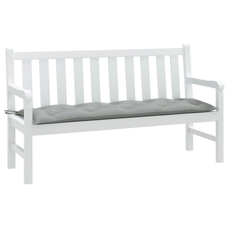 Vidaxx coussin de banc de jardin 150x50x7 cm tissu mélangé gris clair