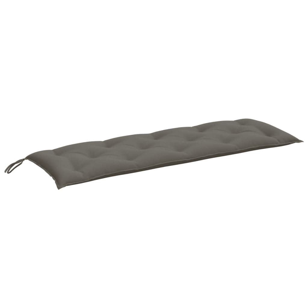 Vidaxx coussin de banc de jardin 150x50x7 cm tissu mélangé gris foncé