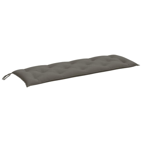Vidaxx coussin de banc de jardin 150x50x7 cm tissu mélangé gris foncé