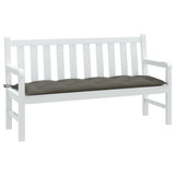 Vidaxl Garden Bench Cushion 150x50x7 cm Stoff Mixed Dark Grey