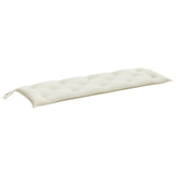 Vidaxl Garden Bench Cushion 150x50x7 CM Tyg Mixed Cream -Colored