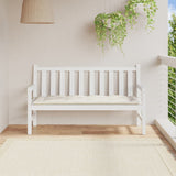 VidaXL coussin de banc de jardin 150x50x7 cm tissu mélangé crème