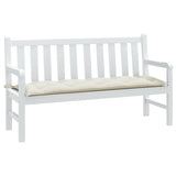 Vidaxl Garden Bench Poduszka 150x50x7 cm tkanina mieszana krem ​​-rozkład