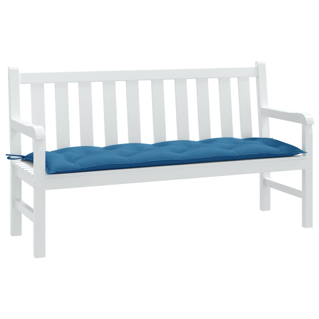 Polštář Vidaxl Garden Bench polštář 150x50x7 cm Míra Míra modrá