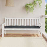 Vidaxl Garden Banch Cushion 180x50x7 cm tessuto miscelato antracite -Collorato