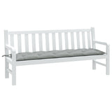 Vidaxl garden bench cushion 180x50x7 cm fabric mixed light gray