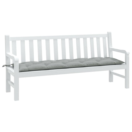 Vidaxx coussin de banc de jardin 180x50x7 cm tissu mélangé gris clair
