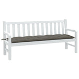 Vidaxx coussin de banc de jardin 180x50x7 cm tissu mélangé gris foncé
