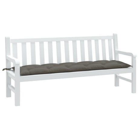 Vidaxx coussin de banc de jardin 180x50x7 cm tissu mélangé gris foncé