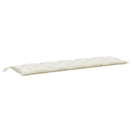 Vidaxx coussin de banc de jardin 180x50x7 cm tissu mélangé crème