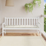 Vidaxx coussin de banc de jardin 180x50x7 cm tissu mélangé crème