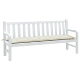 Vidaxl Garden Bench poduszka 180x50x7 cm tkanina mieszana krem ​​-