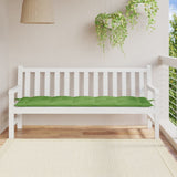 Vidaxl jardin banc coussin 180x50x7 cm tissu vert mélangé