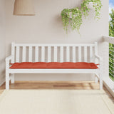 Vidaxl Garden Bench polštář 180x50x7 cm tkanina smíšená červená