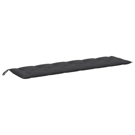 VidaXL coussin de banc de jardin 200x50x7 cm tissu, mélange anthracite