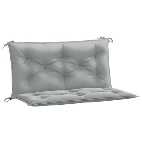 Vidaxx coussins de banc de jardin 2 pcs 100x50x7 cm tissu mélangé gris clair