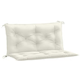 Vidaxx coussins de banc de jardin 2 pcs 100x50x7 cm tissu mélangé crème