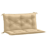 Vidaxx coussins de banc de jardin 2 pcs 100x50x7 cm tissu mélangé beige