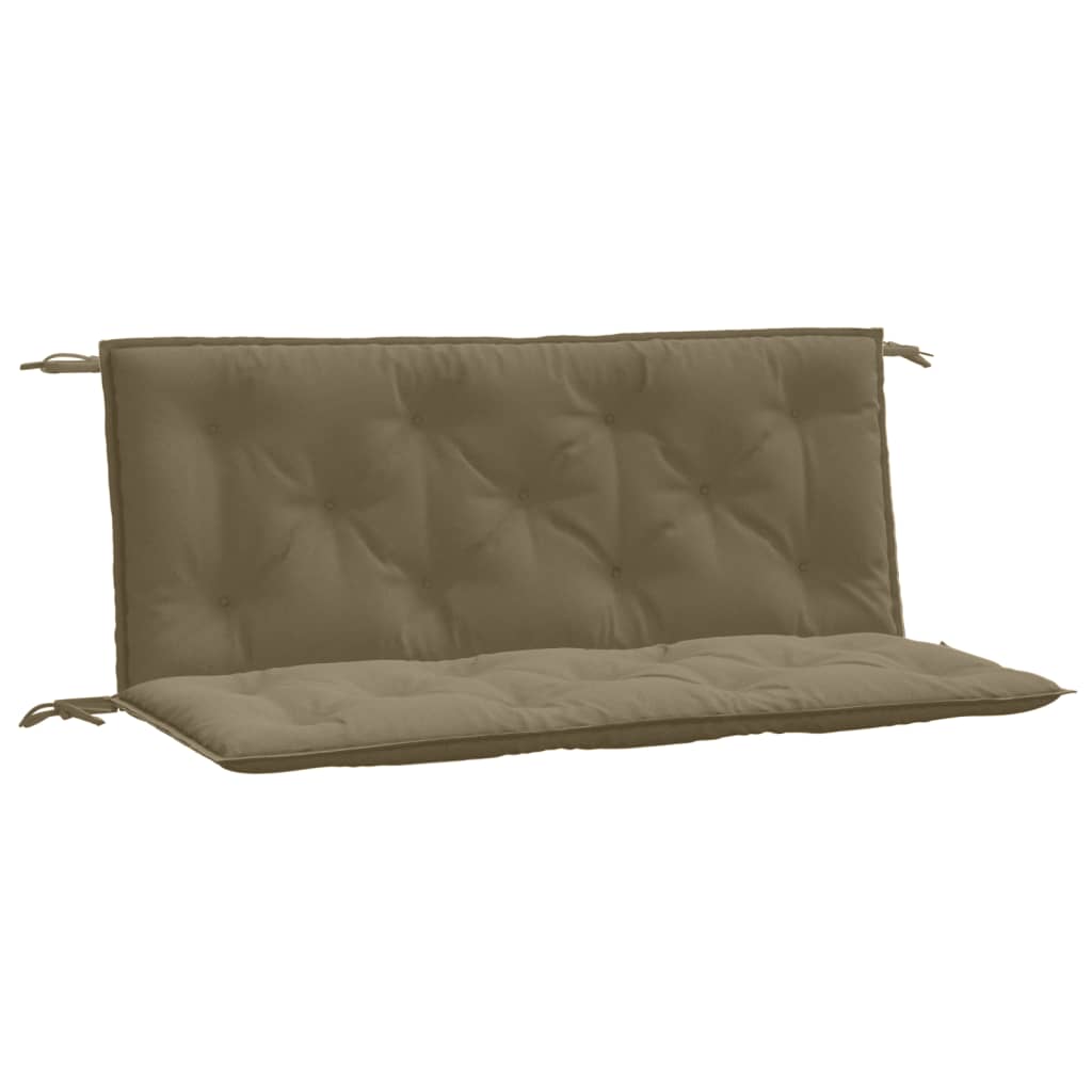 Vidaxl Garden bench cushions 2 pcs 120x50x7 cm fabric mixed taupe