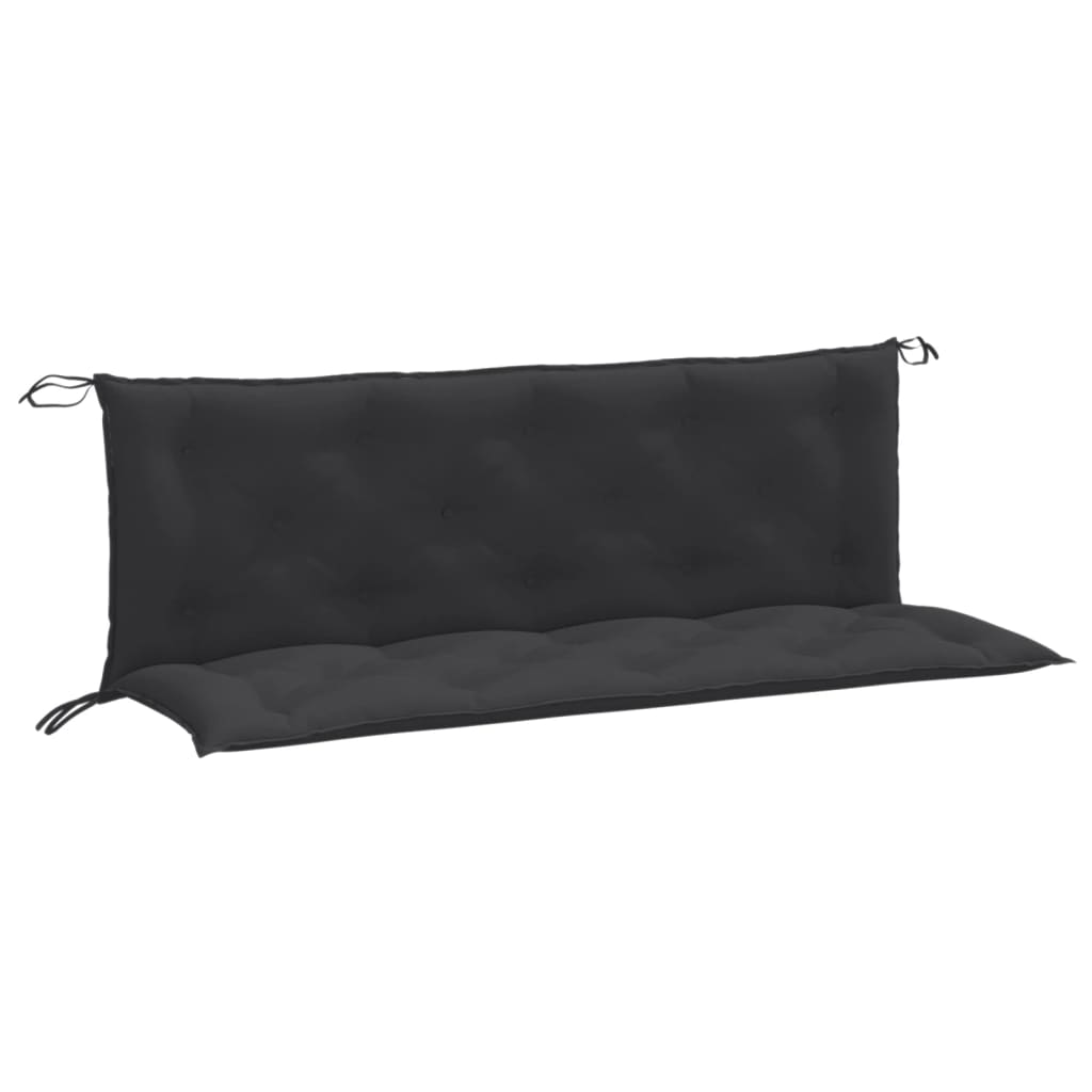 Vidaxx coussins de banc de jardin 2 pcs 150x50x7 cm tissu mélangé anthracite
