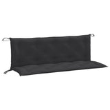 Vidaxx coussins de banc de jardin 2 pcs 150x50x7 cm tissu mélangé anthracite