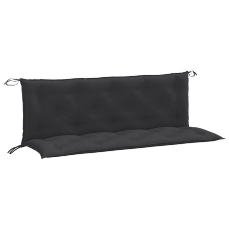 Vidaxx coussins de banc de jardin 2 pcs 150x50x7 cm tissu mélangé anthracite
