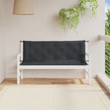 Vidaxl Garden Bench Poduszki 2 St 150x50x7 cm Mieszany antracytowy kolor