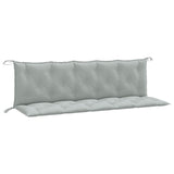 Vidaxl Garden Bench Puter 2 PCS 180x50x7 cm Stoff Mixed Light Grey