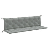 Vidaxl Garden Bench Cushions 2 ST 200x50x7 CM Fabric de tela mixta de color gris claro