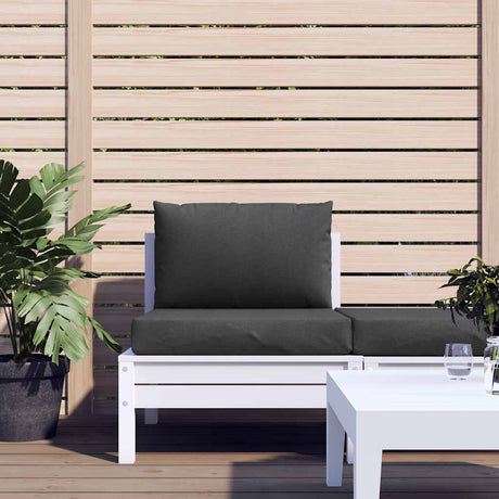 Vidaxl coussins de palette 2 pcs tissu, anthracite mélangé