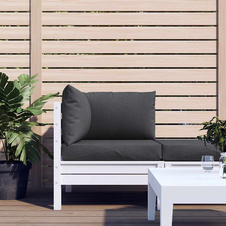 Vidaxl coussins de palette 3 pcs tissu, anthracite mélangé