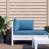 VidaXL coussins de palette 3 pcs tissu mélangé bleu