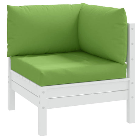 VidaXL coussins de palette 3 pcs tissu mélangé vert
