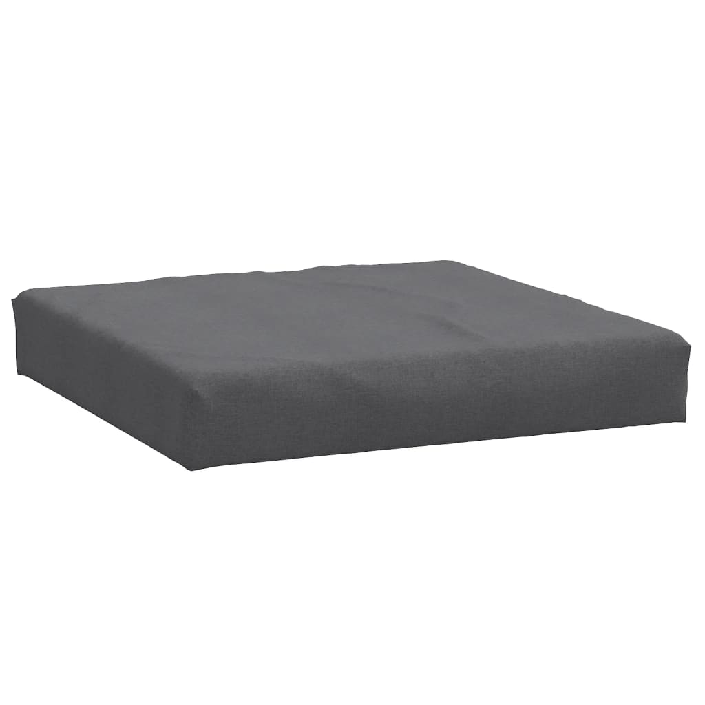 Vidaxl Pallet Cushion 60x60x10 cm Tyg Mixed Anthracite -färgad