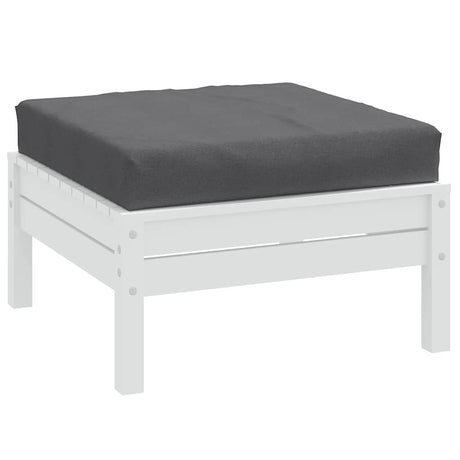 Vidaxxl coussin palette 60x60x9,5 cm tissu mélangé anthracite