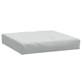Vidaxx coussin palette 60x60x9,5 cm tissu mélangé gris clair