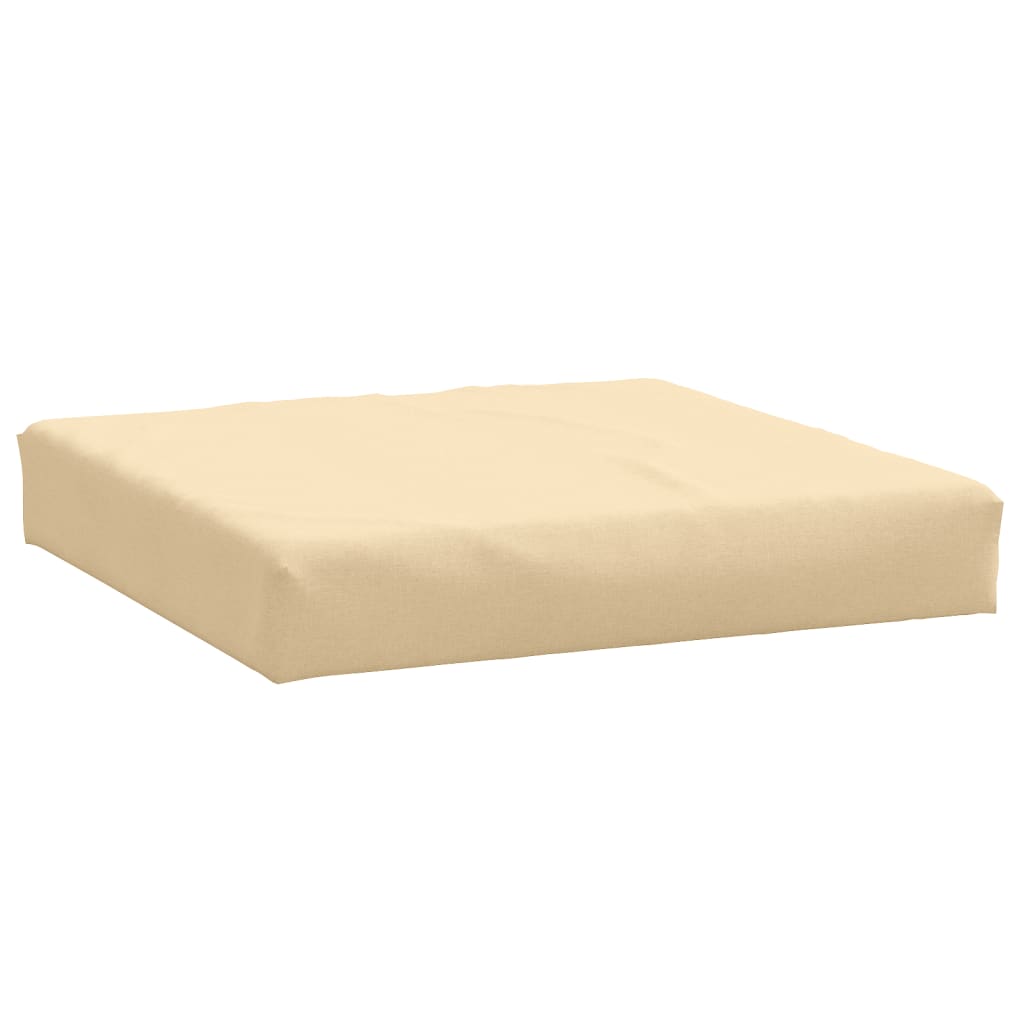 VIDAXL -Palettenkissen 60x60x10 cm Stoff gemischt Beige