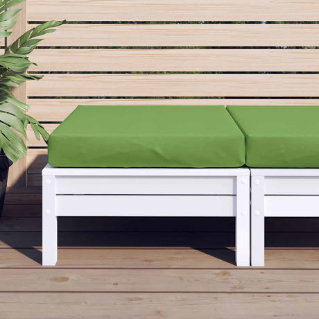 VidaXL coussin de palette 60x60x9,5 cm tissu vert mélangé