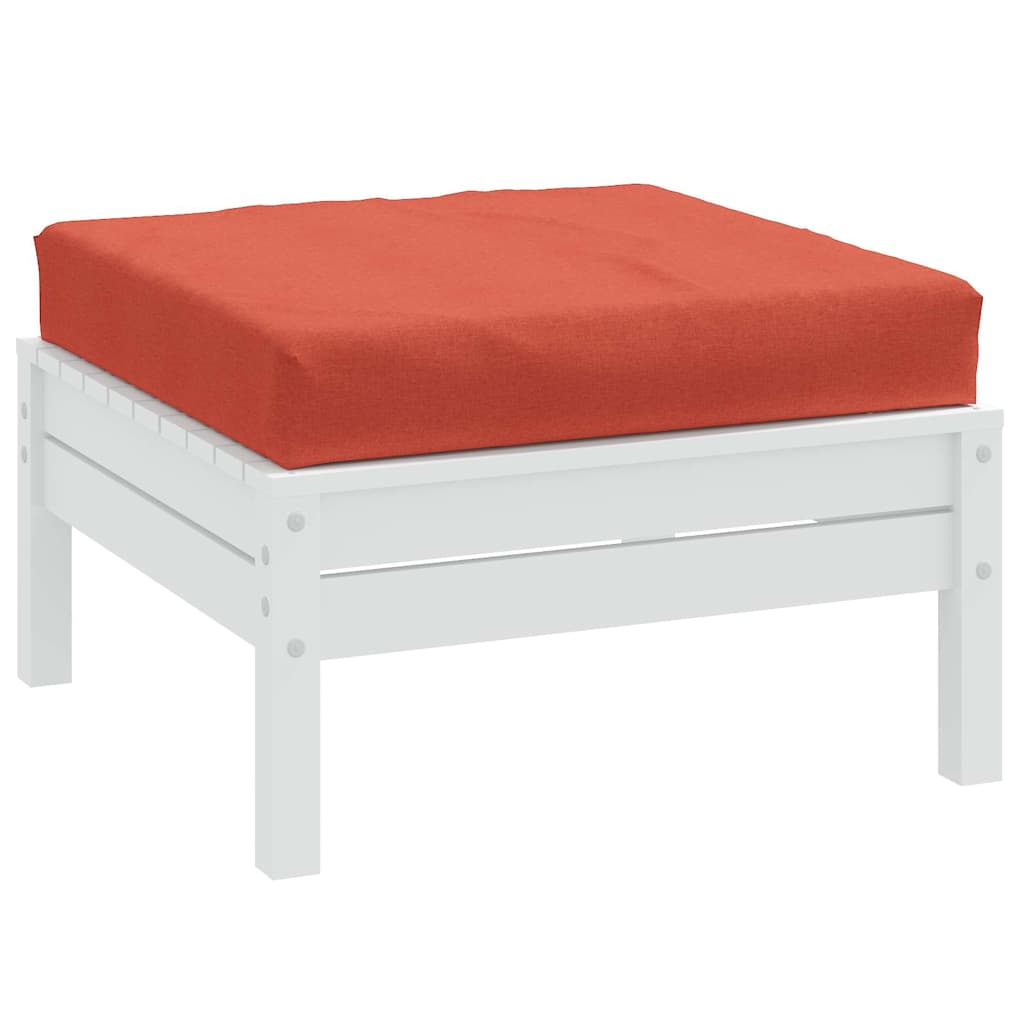 VidaXL coussin de palette 60x60x9,5 cm tissu mélangé rouge