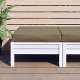 VidaXL coussin palette 60x60x9,5 cm tissu taupe chiné