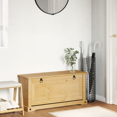 Vidaxx armoire à chaussures corona 99x32x47 cm bois de pin massif
