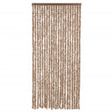 Vidaxx rideau anti-mouches 90x200 cm chenille beige et marron foncé