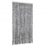 Vidaxl Fly Curtain 100x200 cm CHENILLE GREN ET NOIR ET BLANC