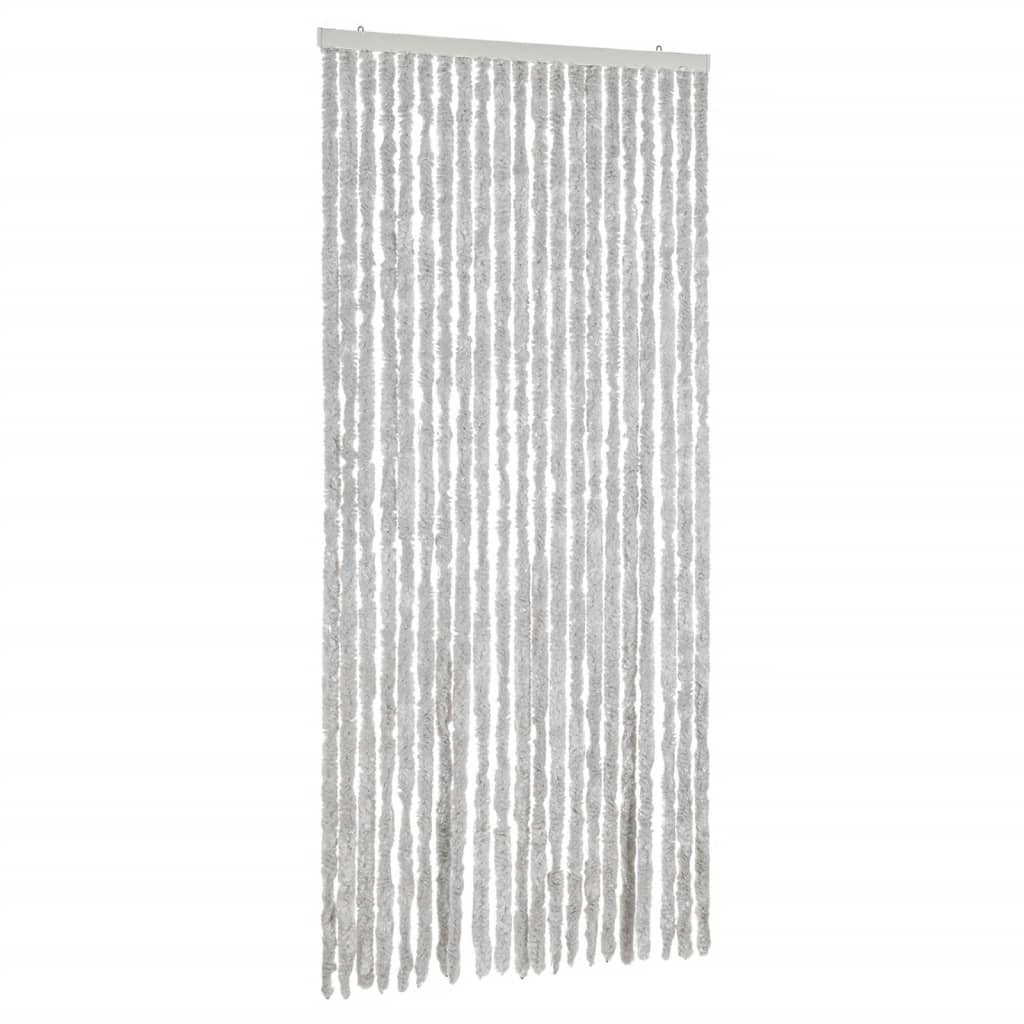 Vidaxl Fly Curtain 90x200 cm Chenille Gray