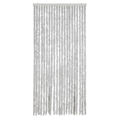 Vidaxx rideau anti-mouches 90x200 cm chenille gris